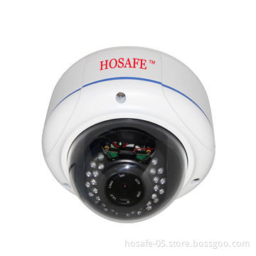 2.0-megapixel 4x Auto-zoom H.264 1,080P Water-resistant Day and Night Dome Camera, POE